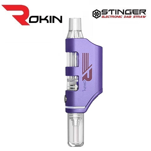 Rokin Stinger Electronic Dab Straw Purple Rain US Vape Supply