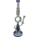 17.1" LOOKAH Conical Megacomplex Glass Waterpipe