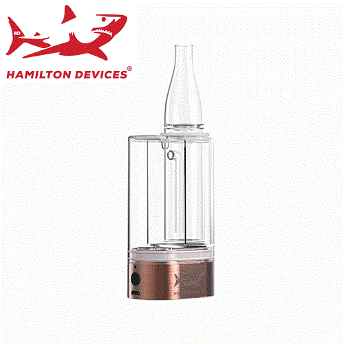 Hamilton Devices Dual Cartridge and Concentrate Bubbler US Vape Supply