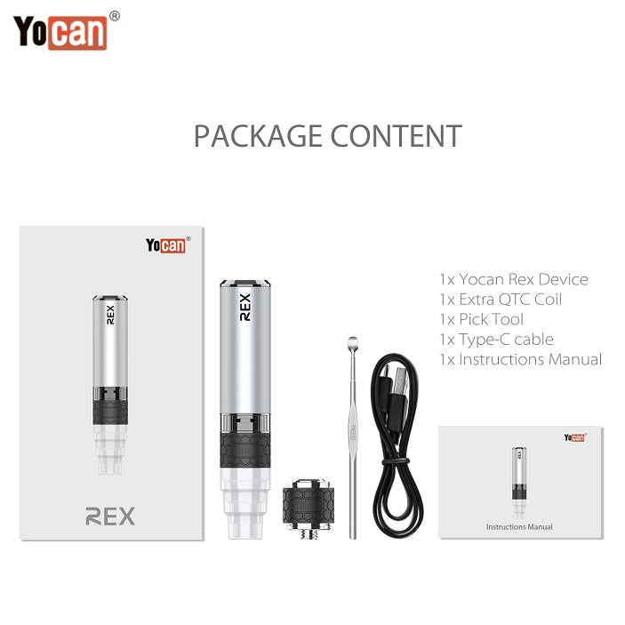 Yocan Rex Portable eNail Wax Vaporizer