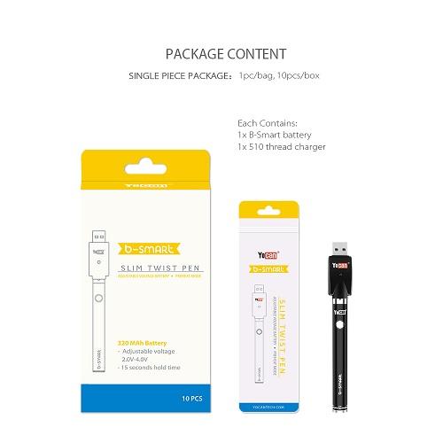 Yocan B-Smart Slim Twist VV Battery Kit