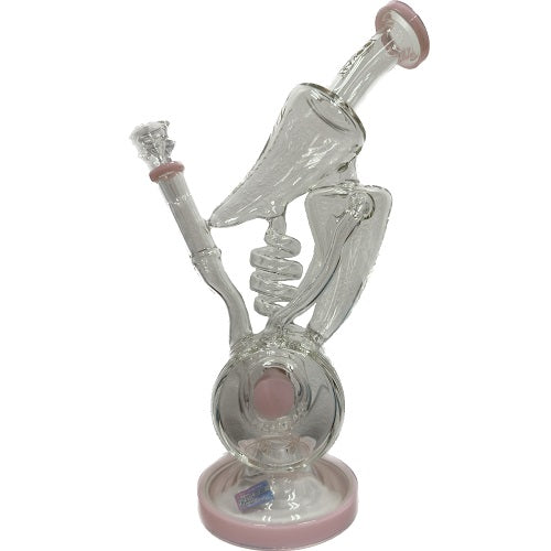 Lookah Original Design Platinum Thick Base With 2 Pepper Style Perc