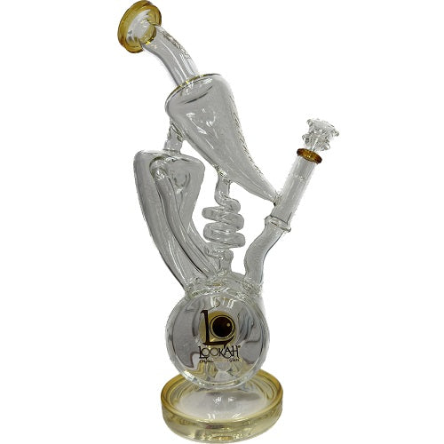 Lookah Original Design Platinum Thick Base With 2 Pepper Style Perc