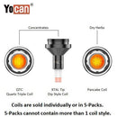 Yocan Falcon Wax and Dry Herb Replacement Coils Yocan Wholesale