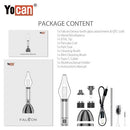 Yocan Falcon Wax and Dry Herb 6 In 1 Vaporizer Kit Package Contents Yocan Wholesale