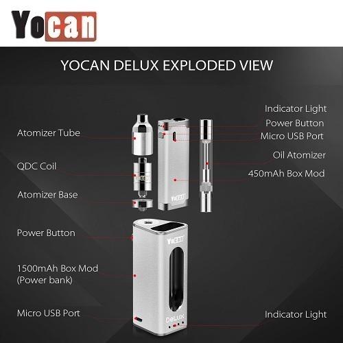 Yocan Delux 2-In-1 Box Wax and Thick Oil Mod Kit