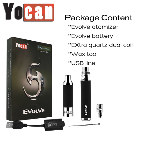 Yocan Evolve Rasta Edition Wax  Pen Kit